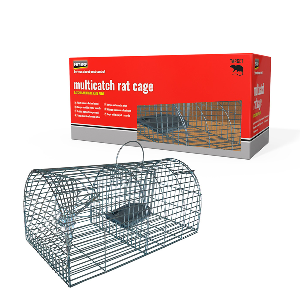 Trampa multicaptura para ratas