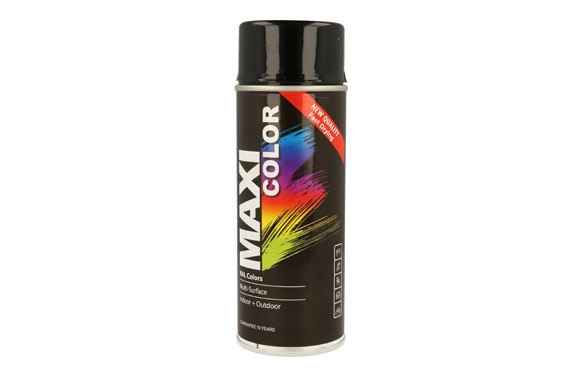 PINTURA SPRAY MAXI COLOR SATINADO 400 ML RAL 9005 NEGRO INTENSO