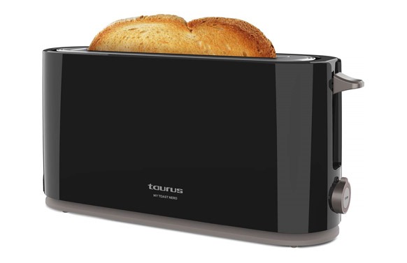 TOSTADOR UNA RANURA LARGA NEGRO 1000 W