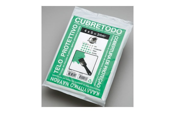 PLASTICO CUBRETODO PROTECTOR FINO 5 M X 4 M X 7 MICRAS