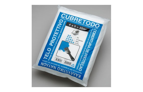 PLASTICO CUBRETODO PROTECTOR GRUESO 5 M X 4 M X 40 MICRAS