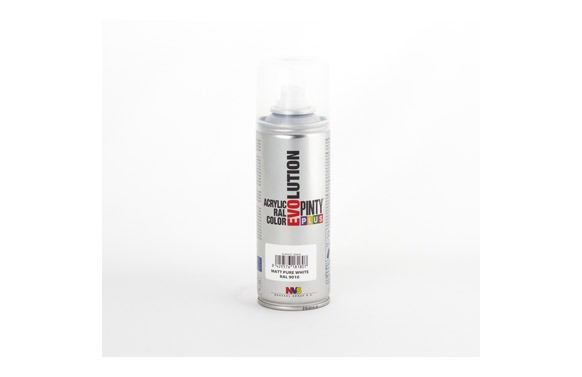 PINTURA SPRAY ACRILICA EVOLUTION MATE 270 CC RAL9010 BLANCO