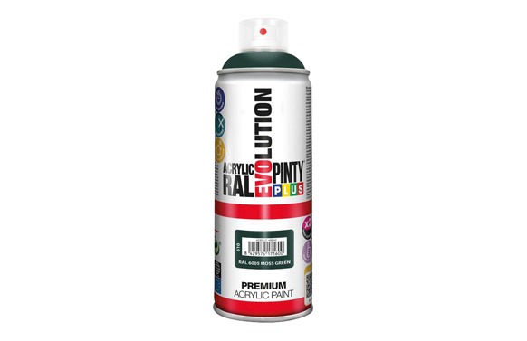 PINTURA SPRAY ACRILICA EVOLUTION BRILLO 520 CC RAL 6005 VERDE MUSGO