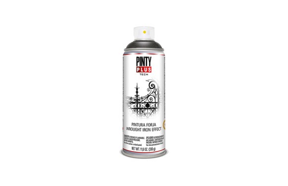 PINTURA SPRAY EFECTO FORJA TECH 520 CC NEGRO