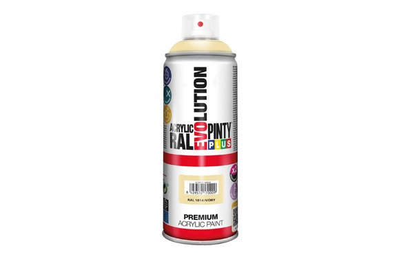 PINTURA SPRAY ACRILICA EVOLUTION BRILLO 520 CC RAL 1014 MARFIL