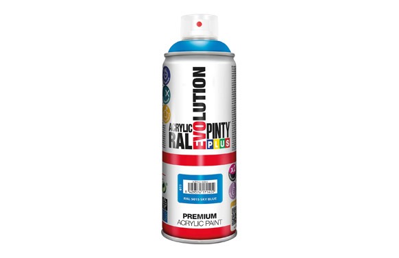 PINTURA SPRAY ACRILICA EVOLUTION BRILLO 520 CC RAL 5015 AZUL CELESTE
