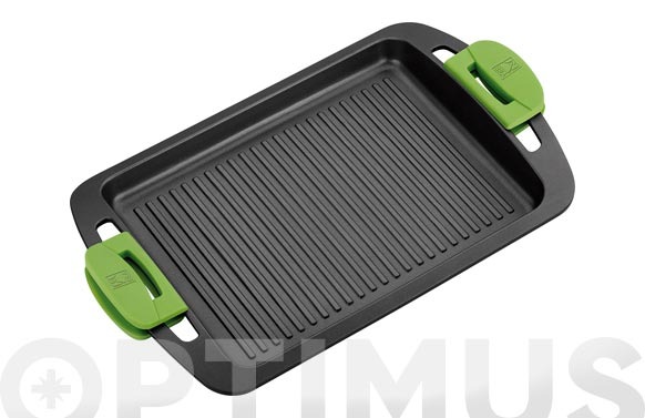 PLANCHA GRILL ALUMINIO FUNDIDO PRIOR 40 CM INDUCCION