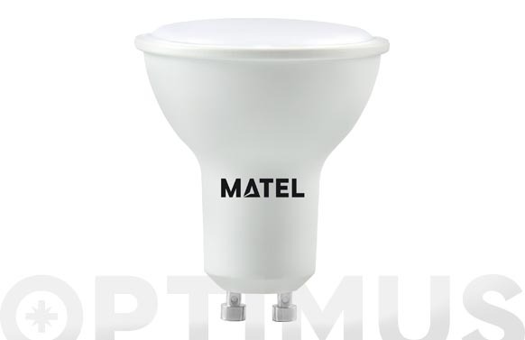 BOMBILLA LED DICROICA GU10 LUZ CALIDA 450LM 5W