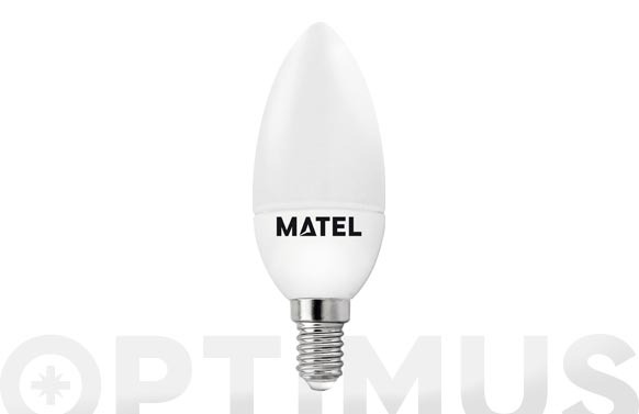 BOMBILLA LED VELA E14 LUZ CALIDA 450LM 5W