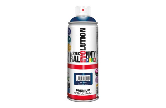 PINTURA SPRAY ACRILICA EVOLUTION BRILLO 520 CC RAL 5003 AZUL ZAFIRO