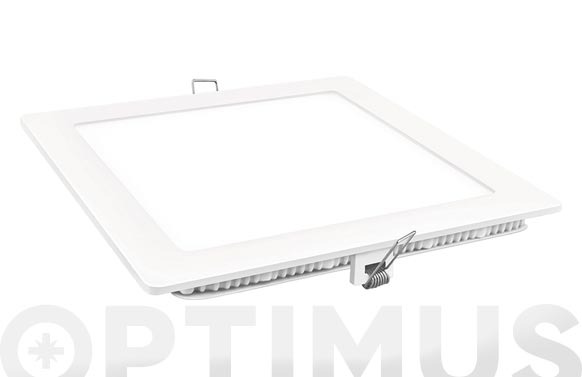 DOWNLIGHT LED EMPOTRAR CUADRADO BLANCO LUZ FRIA 1800 LM 18W