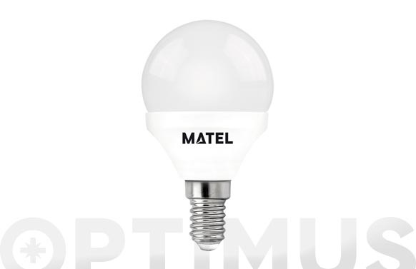 BOMBILLA LED ESFERICA E14 LUZ FRIA 700LM 7W