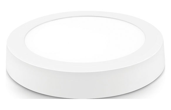 DOWNLIGHT LED SUPERFICIE REDONDO BLANCO LUZ FRIA 1800LM 18W
