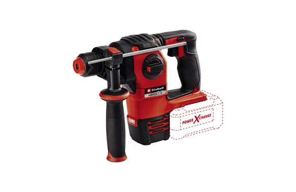 MARTILLO BATERIA COMBINADO SDS PLUS SIN ESCOBILLAS HEROCCO 18 V 20 MM SIN BATERIA