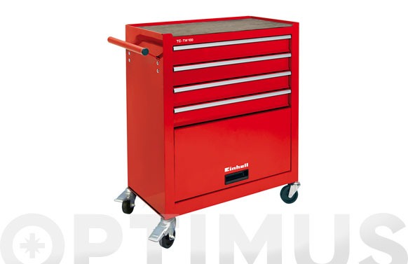 CARRO HERRAMIENTAS CON RUEDAS TC-TW 100 CON 4 CAJONES