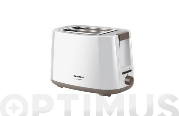 TOSTADOR DOS RANURAS CORTAS MYTOAST II BLANCO 750W
