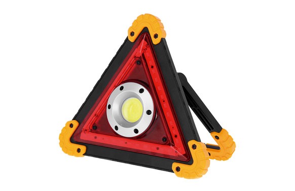 LINTERNA LED PORTATIL COB RECARGABLE TRIANGULO 