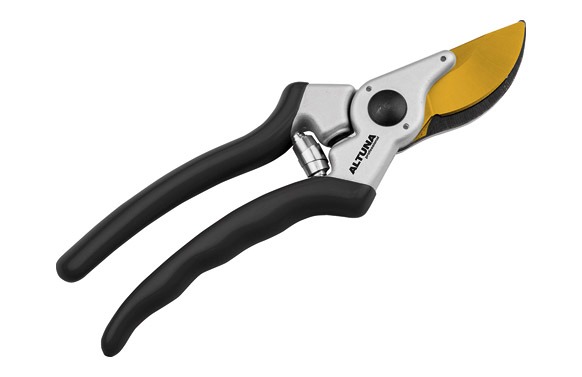TIJERA PODA 1 MANO PROFESIONAL 21 CM BYPASS MANGO ALUMINIO Y CUCHILLA DE TITANIO