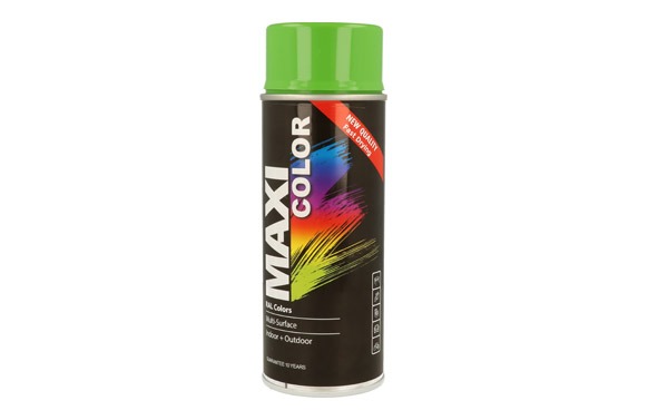 PINTURA SPRAY MAXI COLOR BRILLO 400 ML RAL 6018 VERDE AMARILLENTO