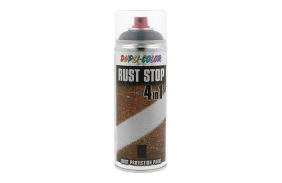 PINTURA ANTIOXIDANTE SPRAY RUST STOP 400 ML FORJA PLATA