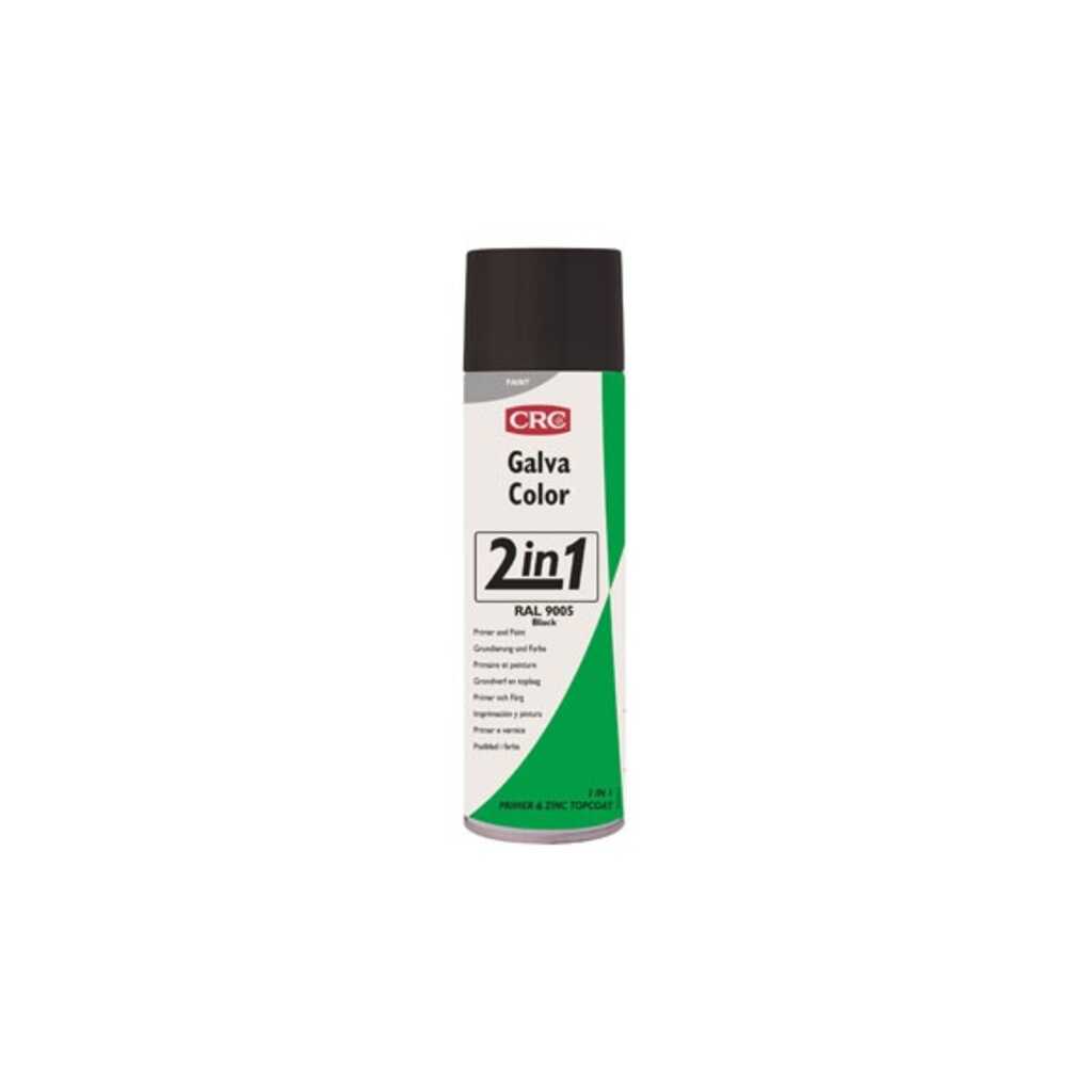 PINTURA ANTIOXIDANTE SPRAY GALVACOLOR 500 ML RAL 9005 NEGRO