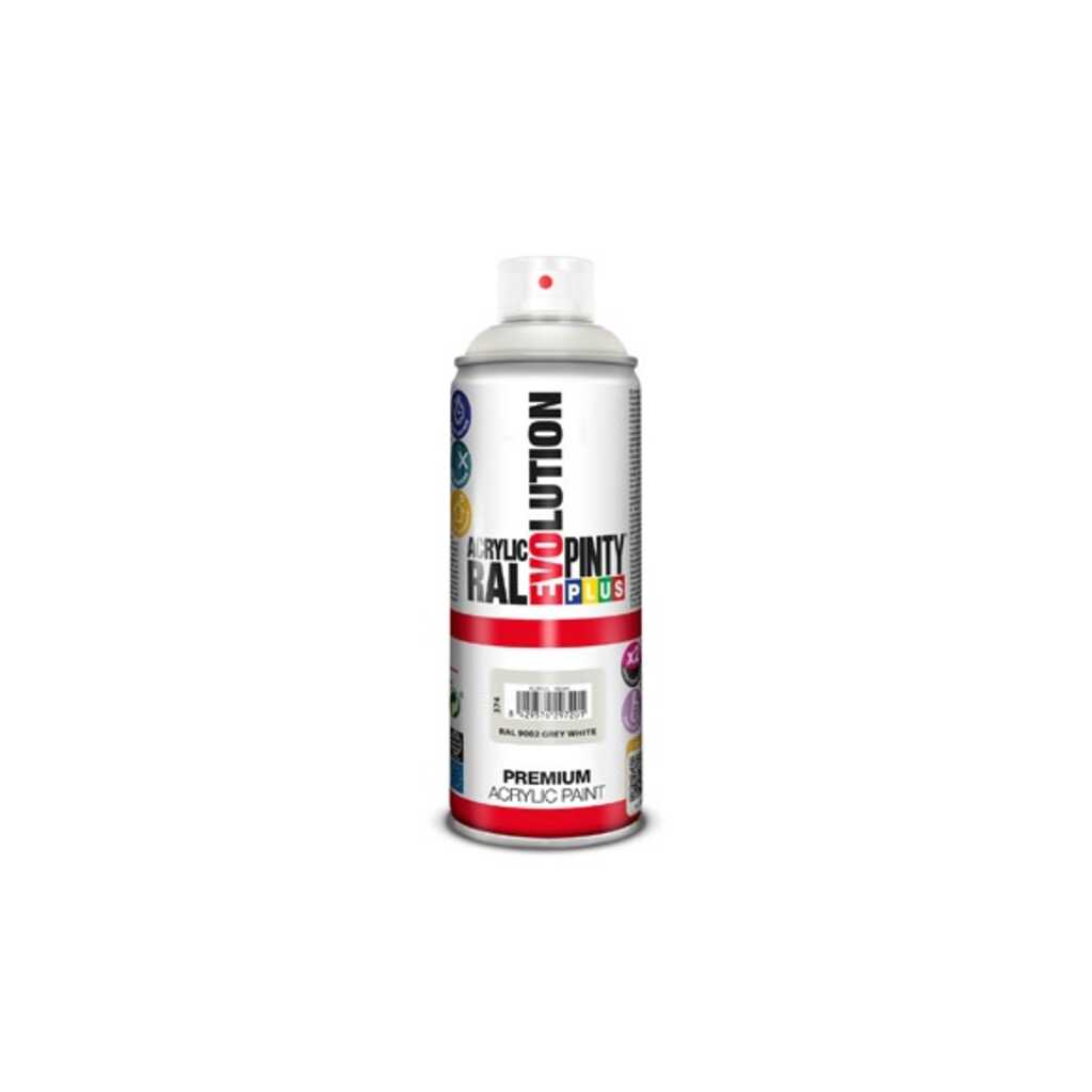 PINTURA SPRAY ACRILICA EVOLUTION BRILLO 520 CC RAL 9002 BLANCO GRISACEO