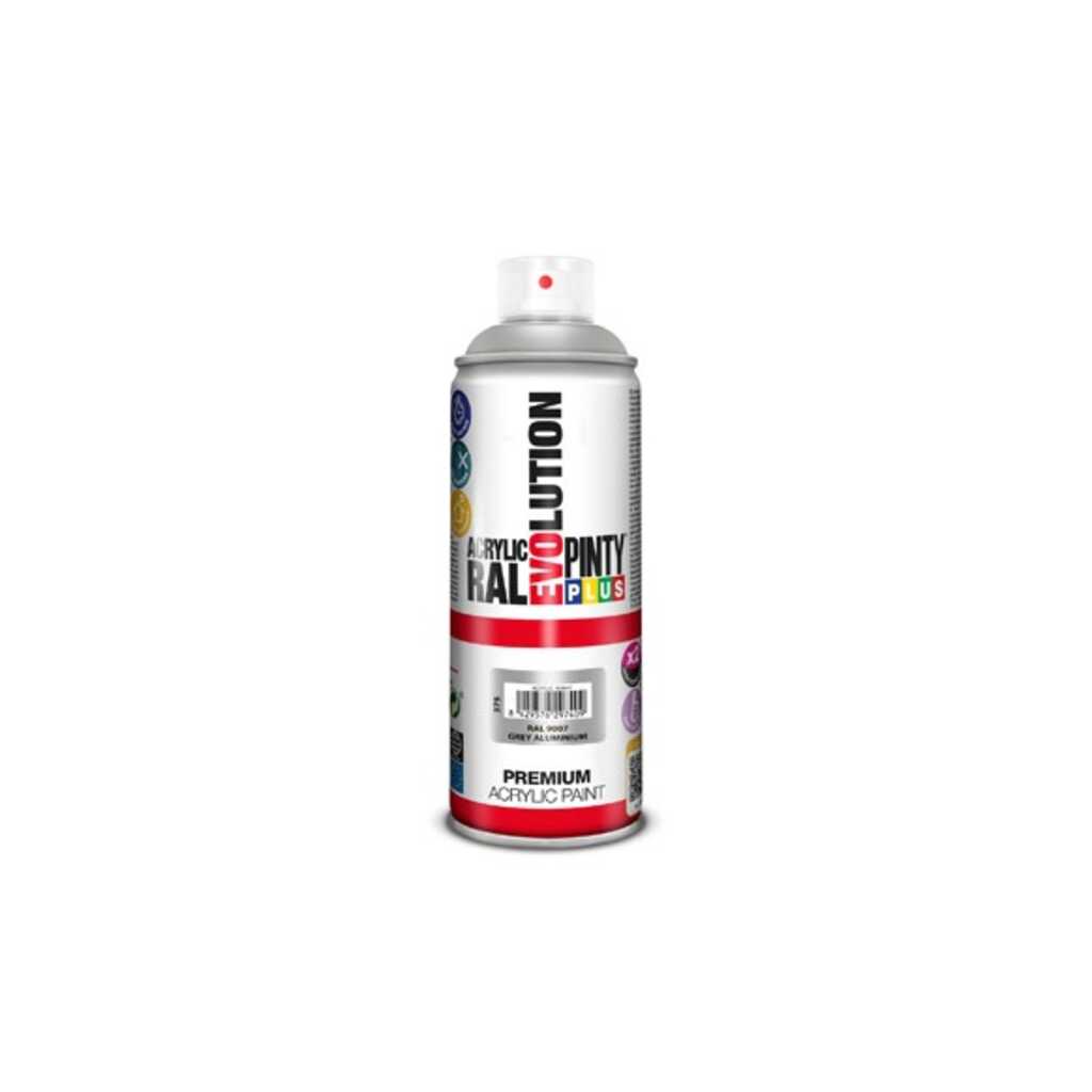 PINTURA SPRAY ACRILICA EVOLUTION BRILLO 520 CC RAL 9007 ALUMINIO GRIS