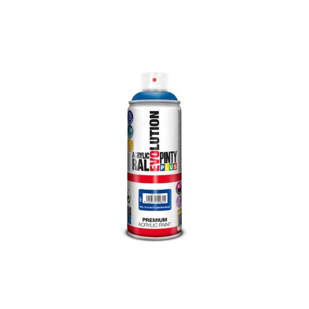 PINTURA SPRAY ACRILICA EVOLUTION MATE 520 CC RAL 5010 AZUL GENCIANA