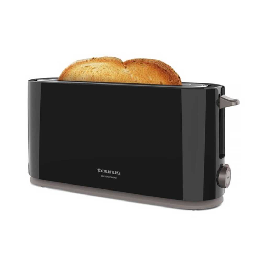 TOSTADOR UNA RANURA LARGA NEGRO 1000 W