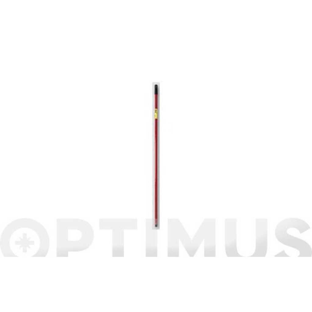 MANGO ESCOBA METALICO PINTADO CON ROSCA Ø 22 X 1400 MM