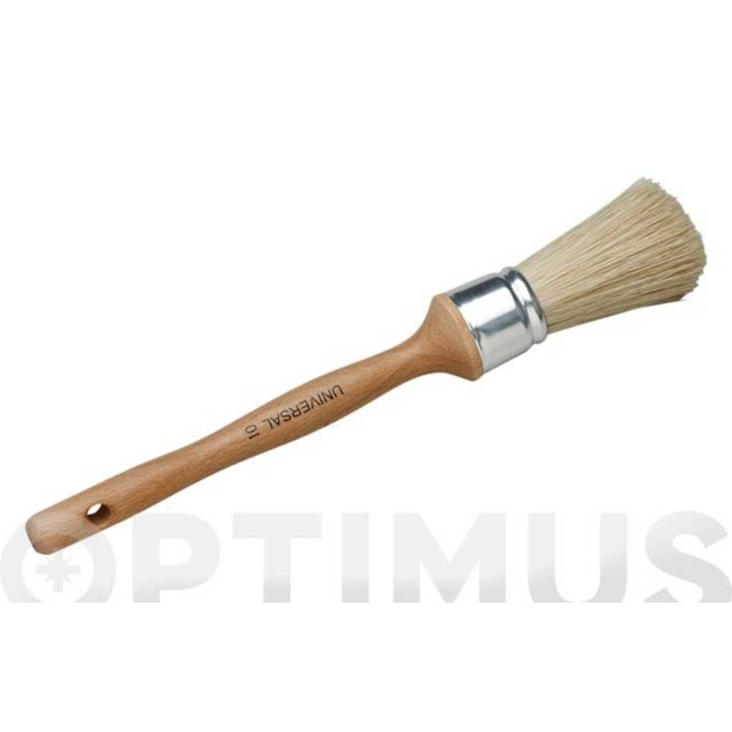 BROCHA VIROLA HIERRO CON TACO N.10