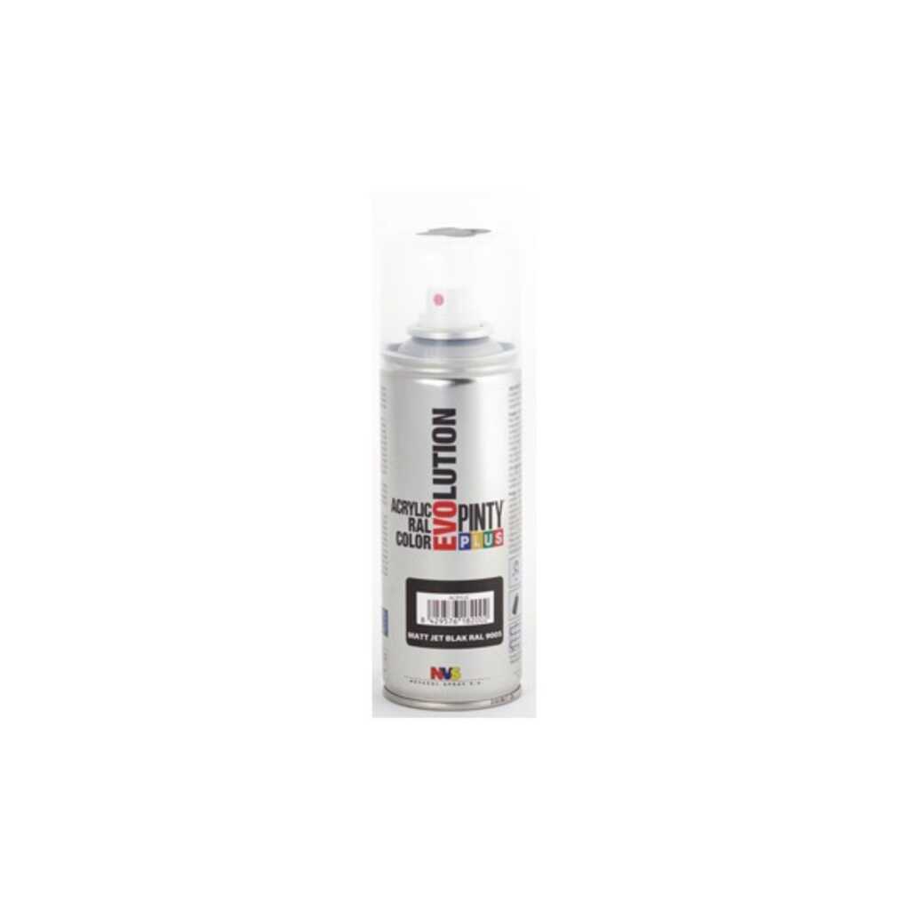 PINTURA SPRAY ACRILICA EVOLUTION MATE 270 CC RAL9005 NEGRO