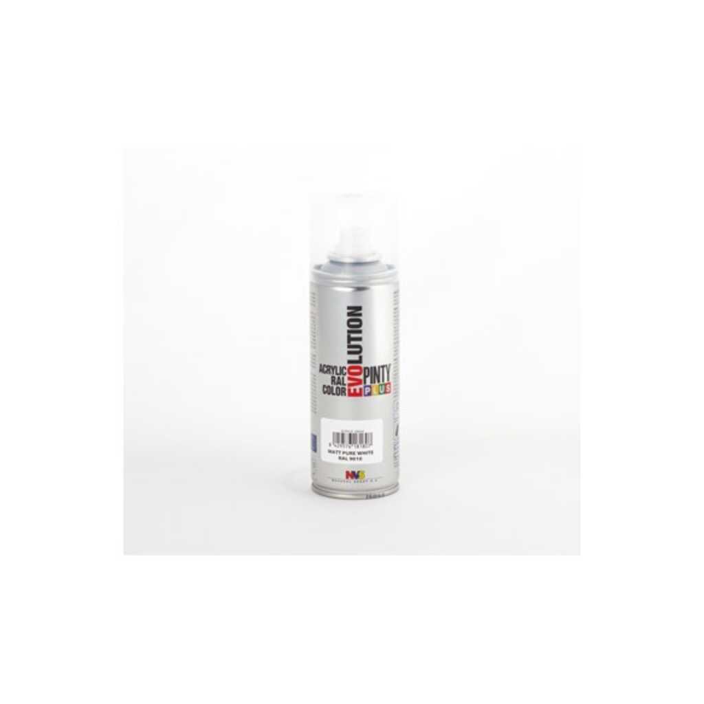 PINTURA SPRAY ACRILICA EVOLUTION MATE 270 CC RAL9010 BLANCO