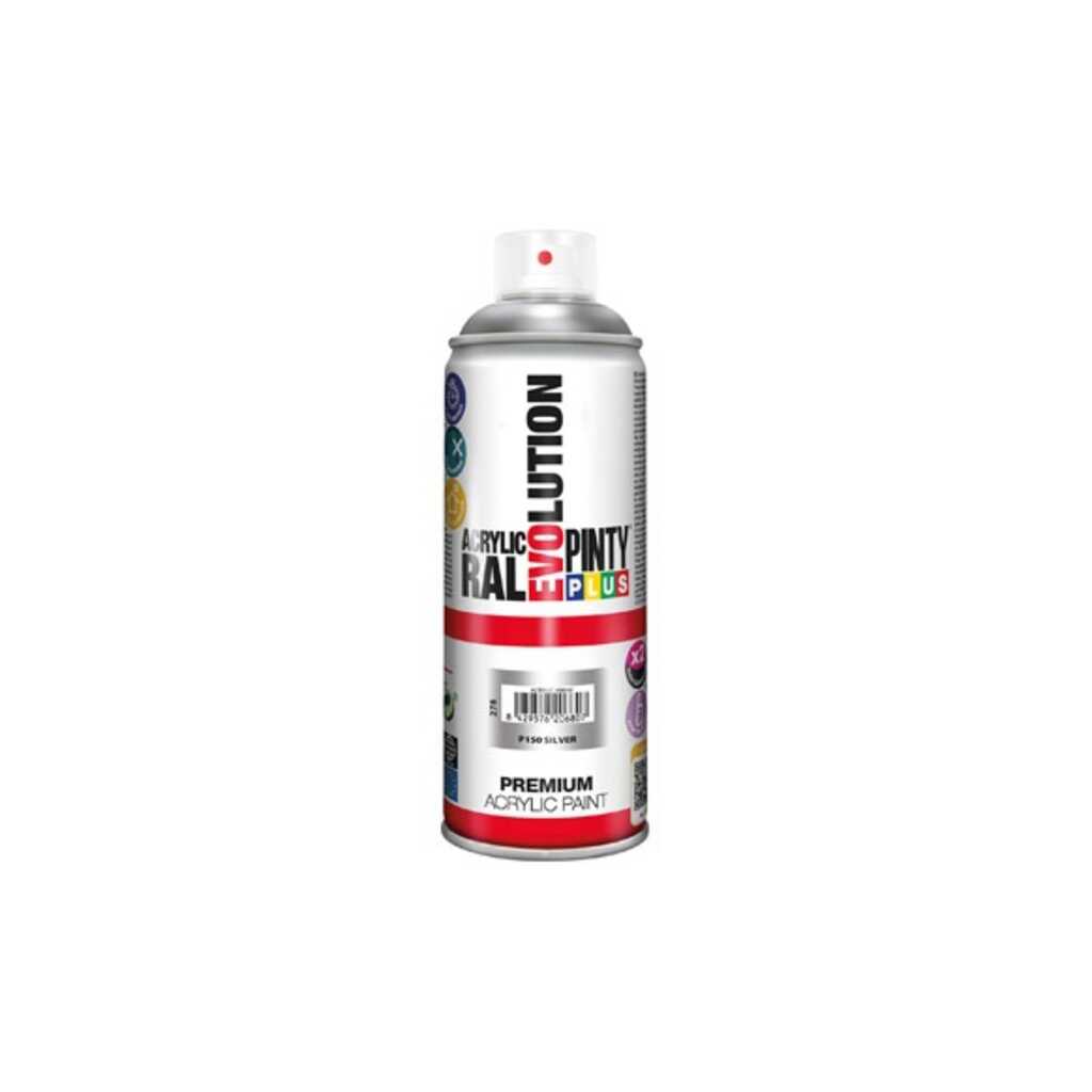 PINTURA SPRAY ACRILICA EVOLUTION BRILLO 520 CC EV150 PLATA