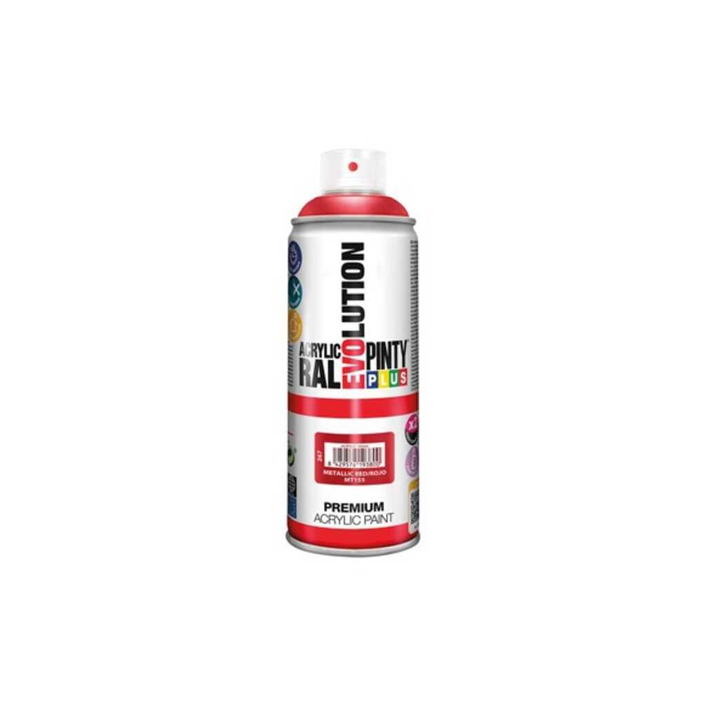 PINTURA SPRAY ACRILICA EVOLUTION METALIZADO 520 CC ROJO