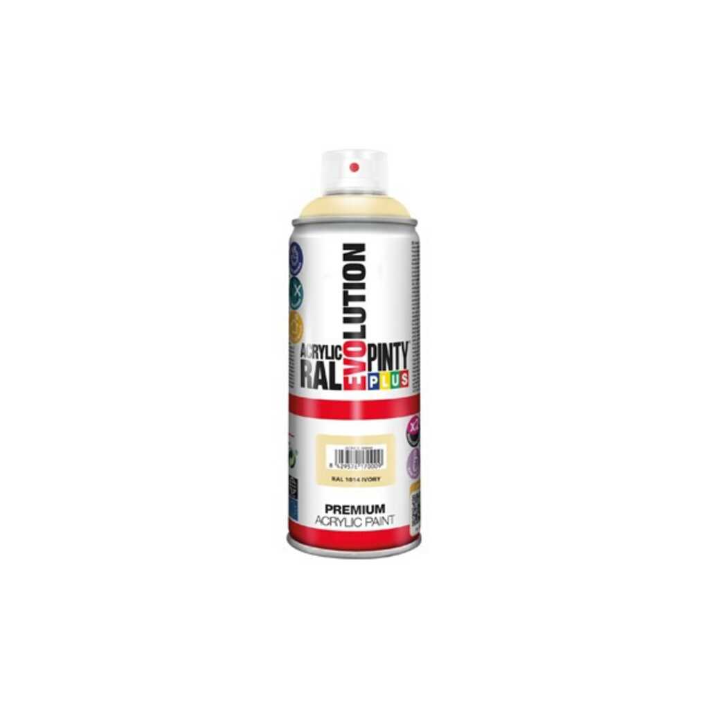 PINTURA SPRAY ACRILICA EVOLUTION BRILLO 520 CC RAL 1014 MARFIL