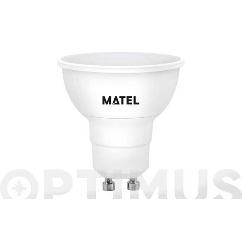 BOMBILLA LED DICROICA REGULABLE GU10 LUZ CALIDA 750LM 8W