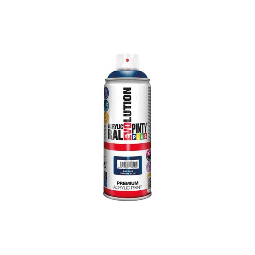 PINTURA SPRAY ACRILICA EVOLUTION BRILLO 520 CC RAL 5003 AZUL ZAFIRO
