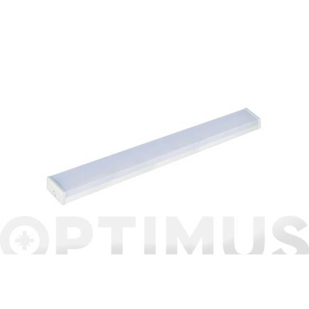 PANTALLA LED INTEGRADO RECTANGULAR 120CM LUZ FRIA 4800LM 48W