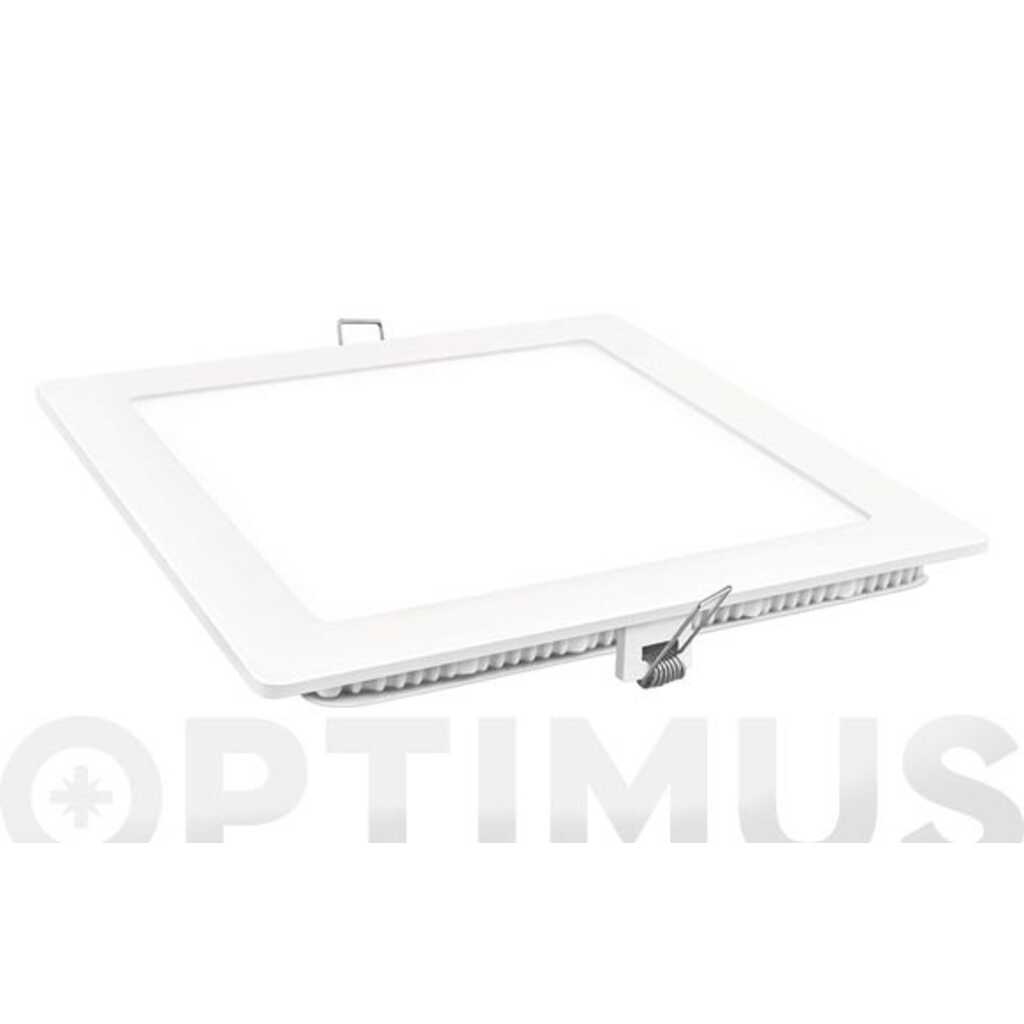 DOWNLIGHT LED EMPOTRAR CUADRADO BLANCO LUZ FRIA 1800 LM 18W