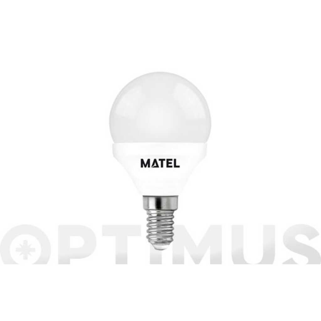 BOMBILLA LED ESFERICA E14 LUZ FRIA 700LM 7W