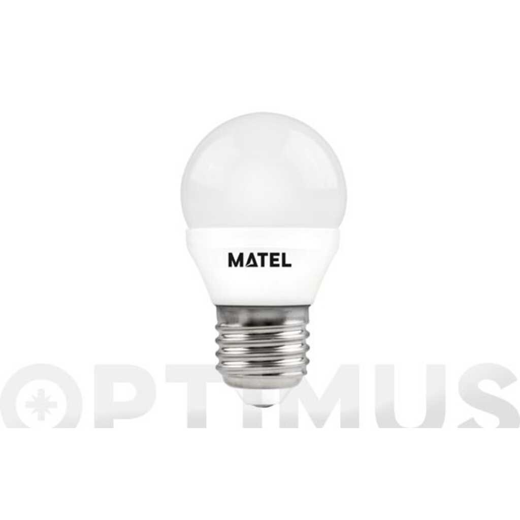 BOMBILLA LED ESFERICA E27 LUZ FRIA 700LM 7W