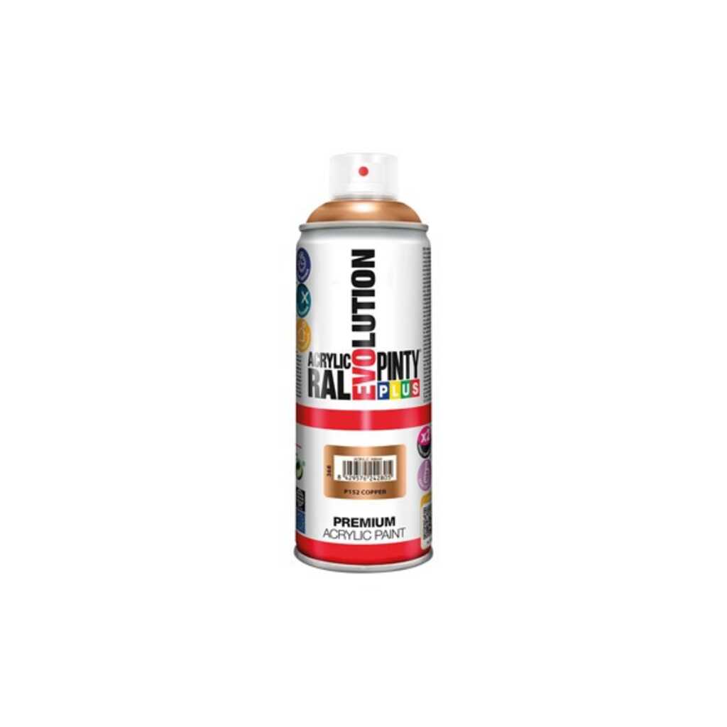 PINTURA SPRAY ACRILICA EVOLUTION BRILLO 520 CC P152 COBRE