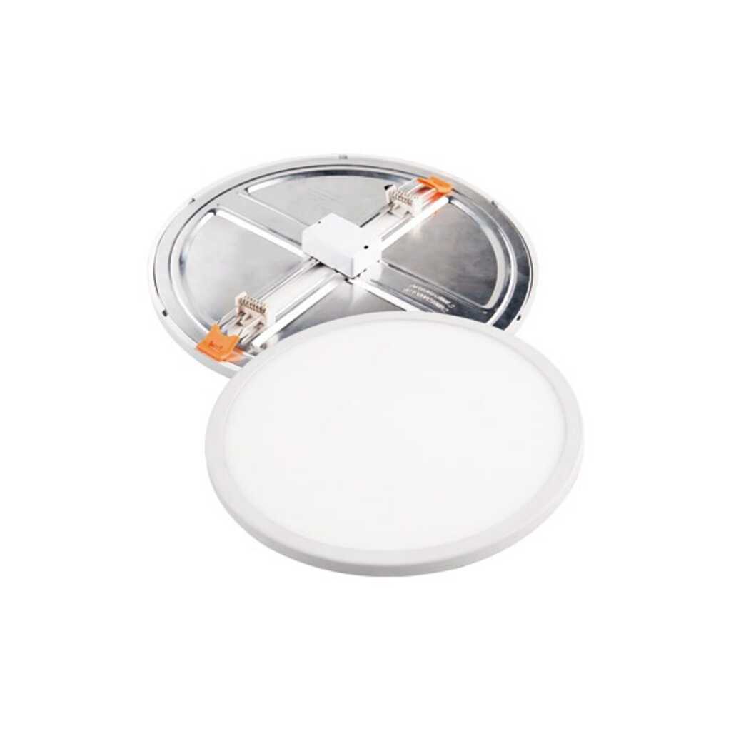 DOWNLIGHT LED AJUSTABLE REDONDO BLANCO LUZ FRIA 2000LM 20W