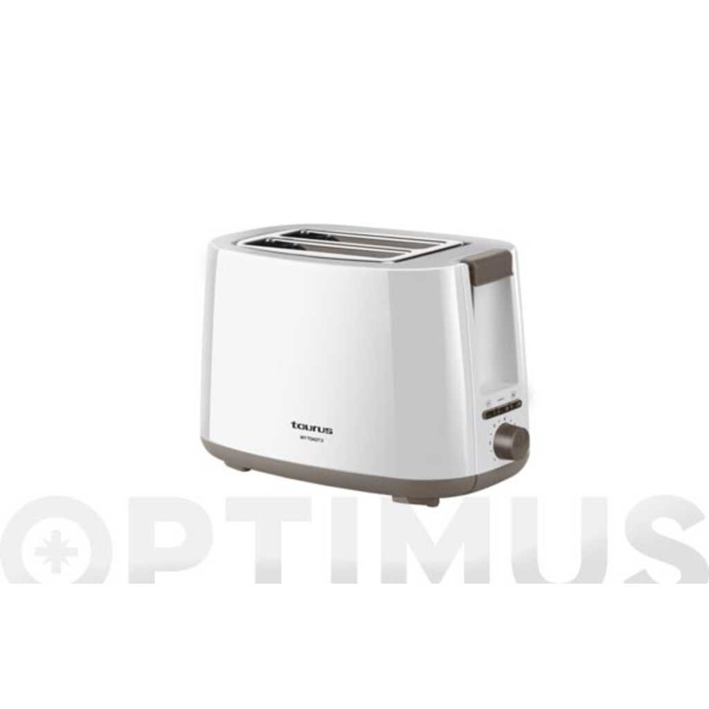 TOSTADOR DOS RANURAS CORTAS MYTOAST II BLANCO 750W