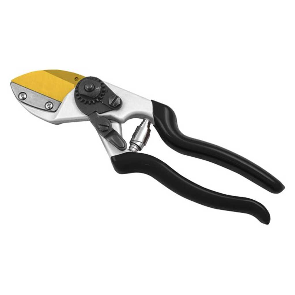 TIJERA PODA 1 MANO PROFESIONAL 21 CM YUNQUE MANGO ALUMINIO Y CUCHILLA DE TITANIO