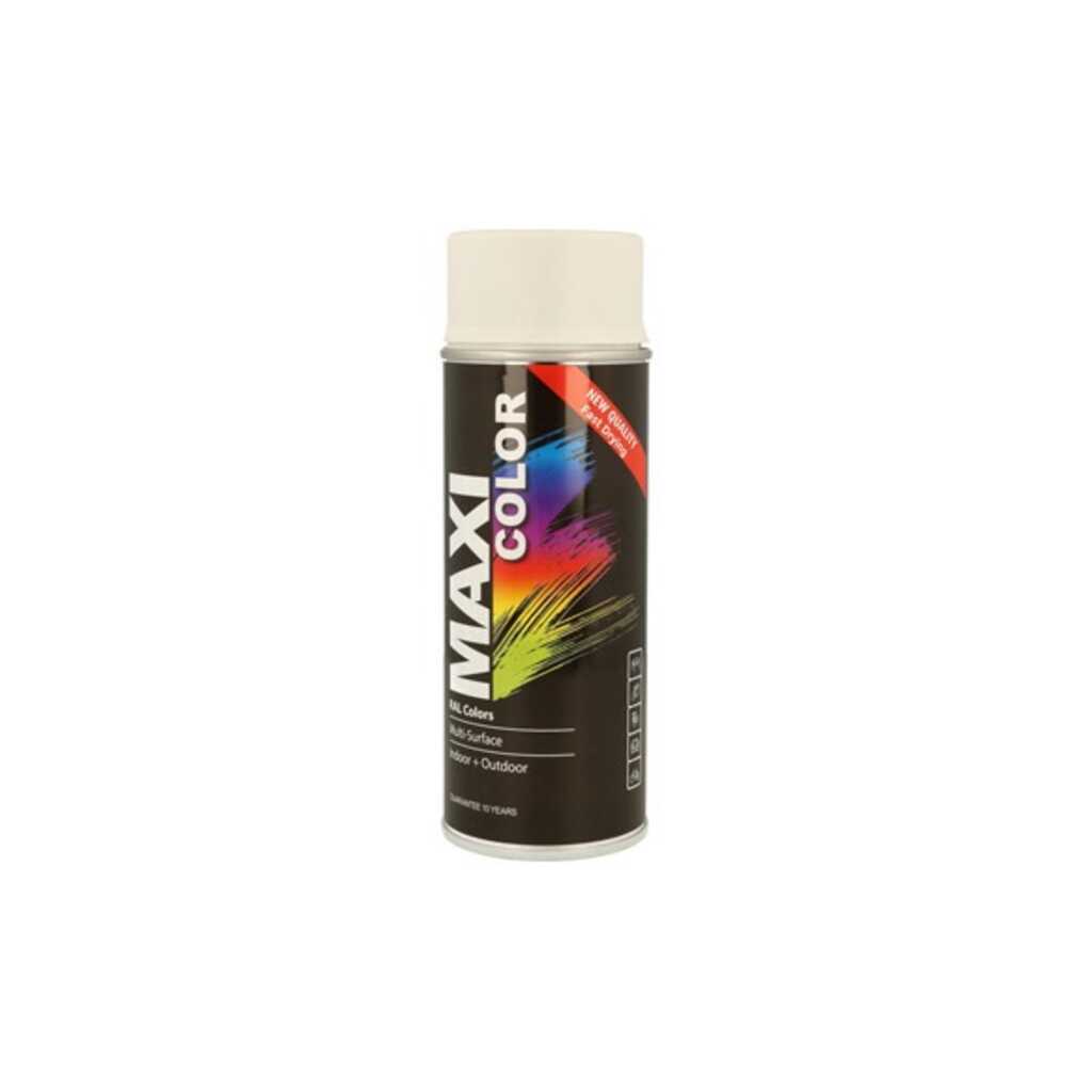 PINTURA SPRAY MAXI COLOR SATINADO 400 ML RAL 9016 BLANCO TRAFICO