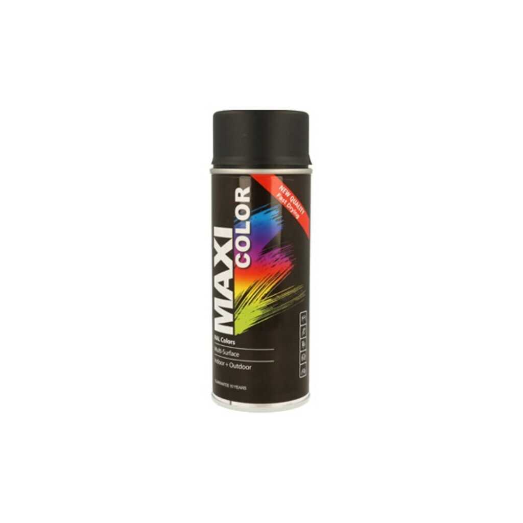 PINTURA SPRAY MAXI COLOR MATE 400 ML RAL 9005 NEGRO INTENSO