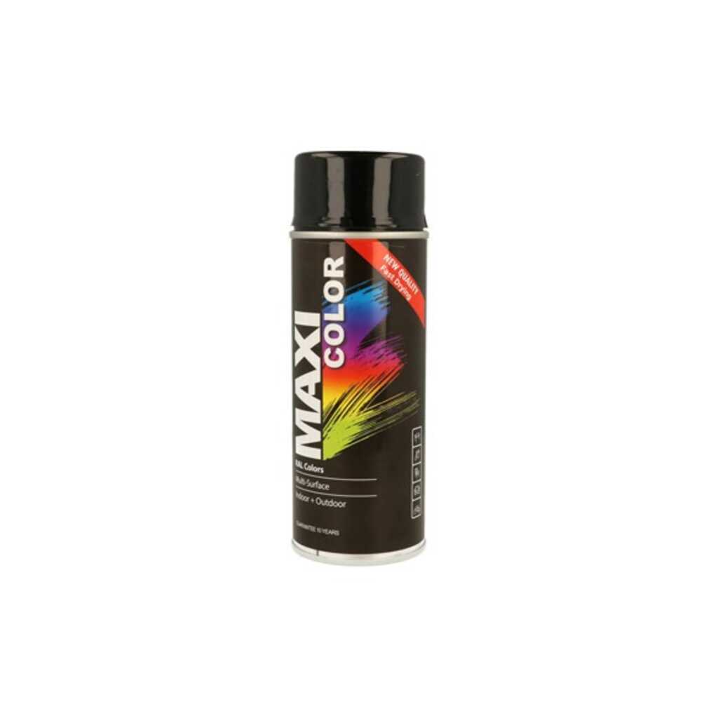PINTURA SPRAY MAXI COLOR BRILLO 400 ML RAL 9005 NEGRO INTENSO