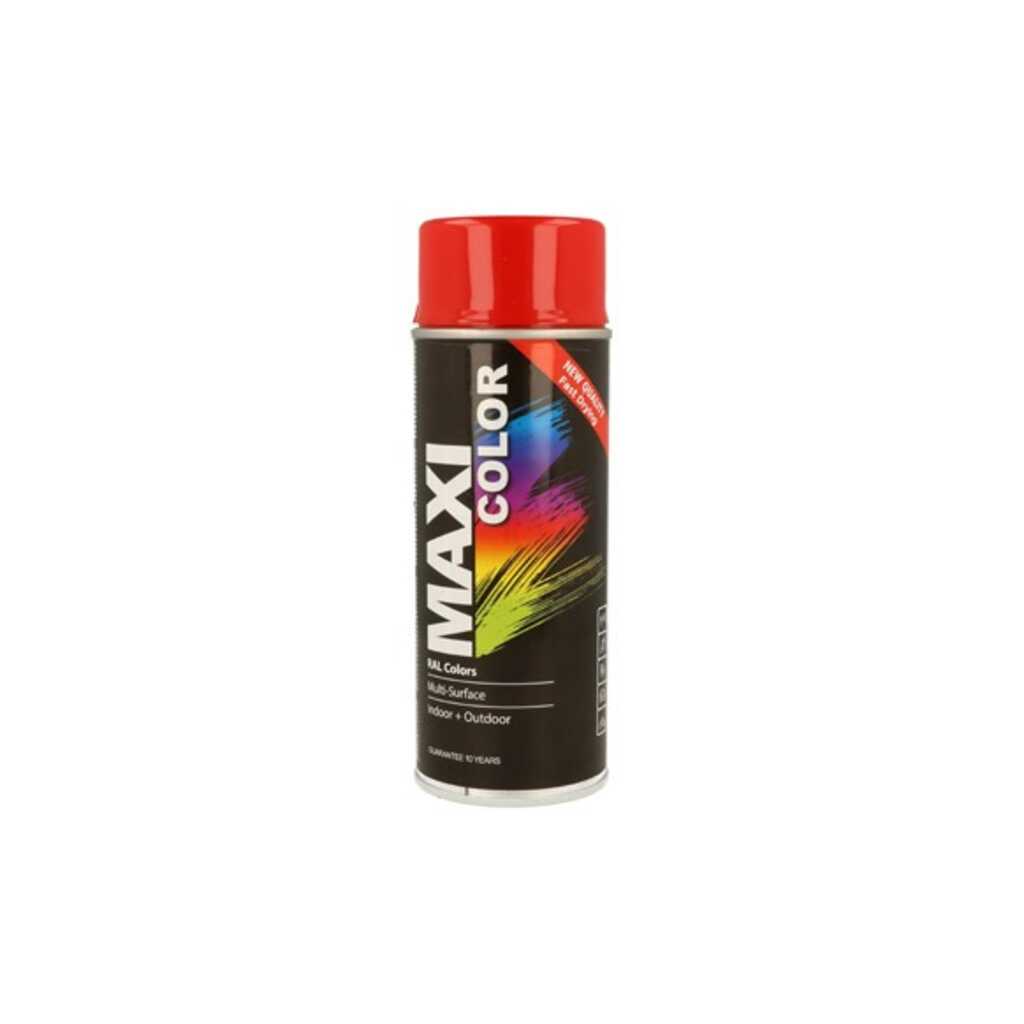 PINTURA SPRAY MAXI COLOR BRILLO 400 ML RAL 3020 ROJO TRAFICO